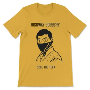 Highway Bobbery t shirt mockup front
