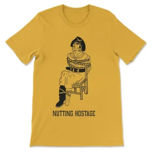 Nutting Hostage t shirt mockup front