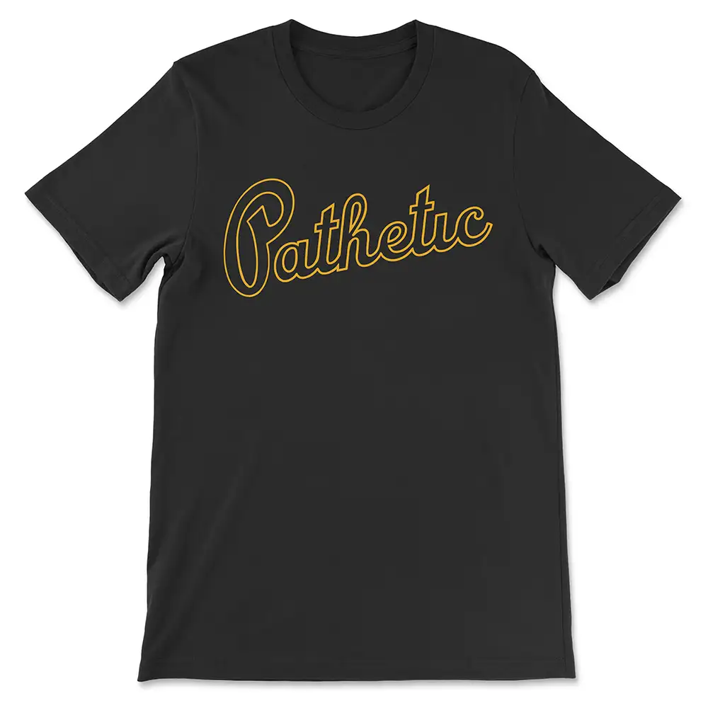 Pathetic, front, mockup